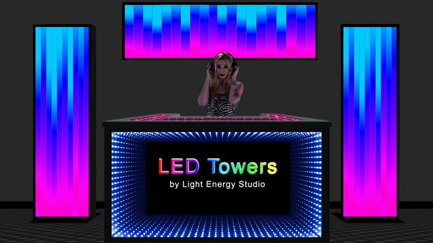 LED Towers - 80 inch Tall LED Displays